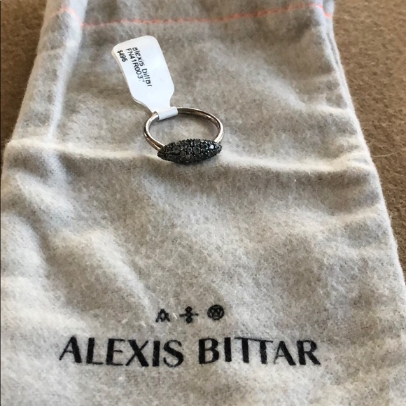 Alexis Bittar Ring Topaz Diamond Pave